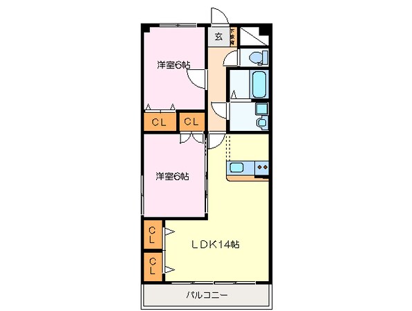 マイタウン松阪の物件間取画像